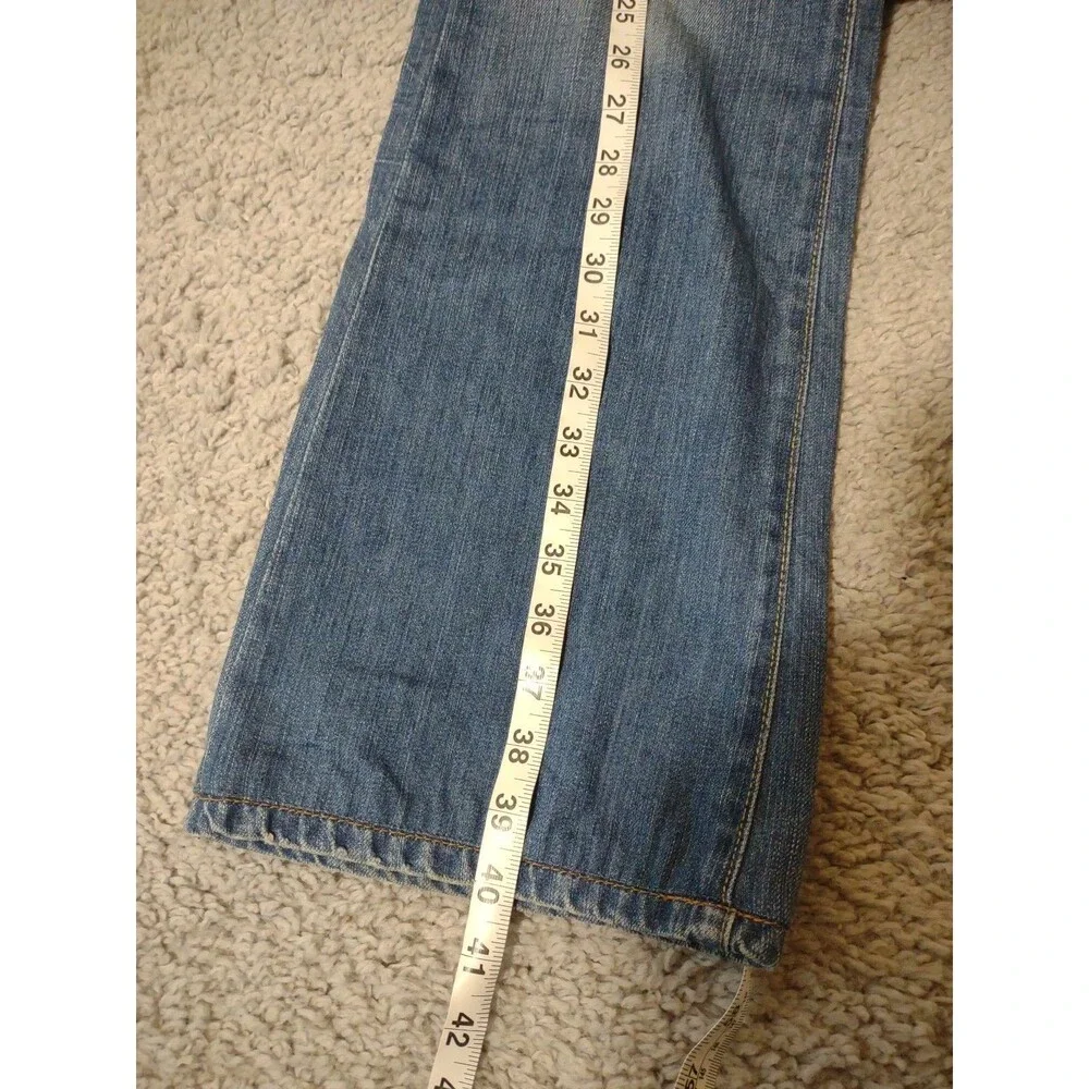 Lucky Brand Jeans Mens 30 X 32 227 Slim Boot Fit Medium Wash Button Fly